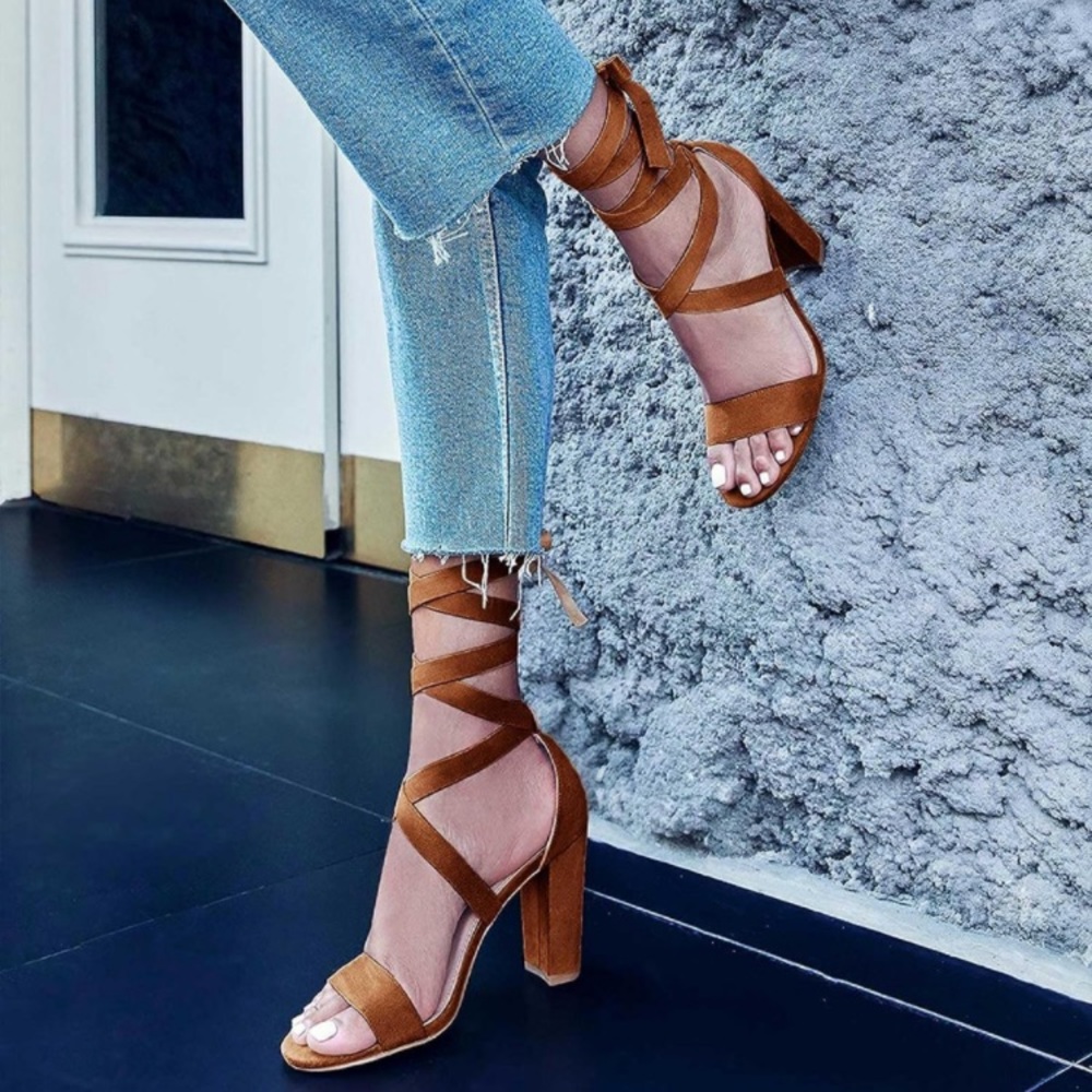 Lace up high heals